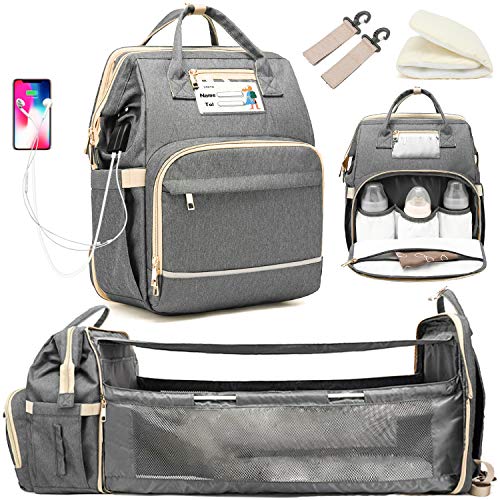 OZAAZ™ | 4-in-1 Waterproof Diaper Bag With Changing Station