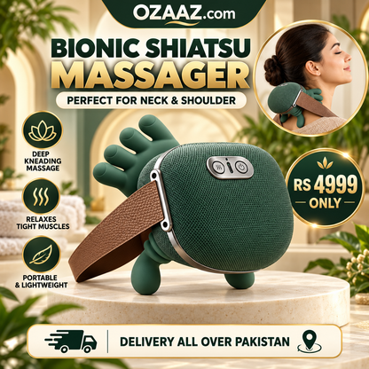 OZAAZ™ Bionic Shiatsu Massager | Neck, Shoulder & Leg Massager