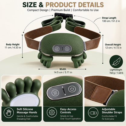 OZAAZ™ Bionic Shiatsu Massager | Neck, Shoulder & Leg Massager