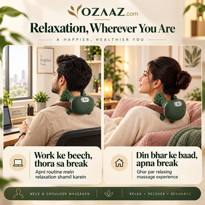 OZAAZ™ Bionic Shiatsu Massager | Neck, Shoulder & Leg Massager